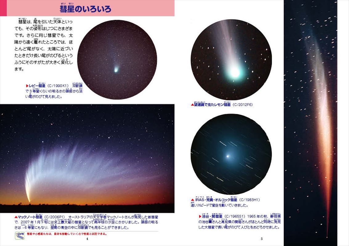 こども図鑑 彗星の観察 | 星の手帖社